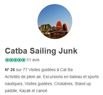 Avis Catba Sailing Junk